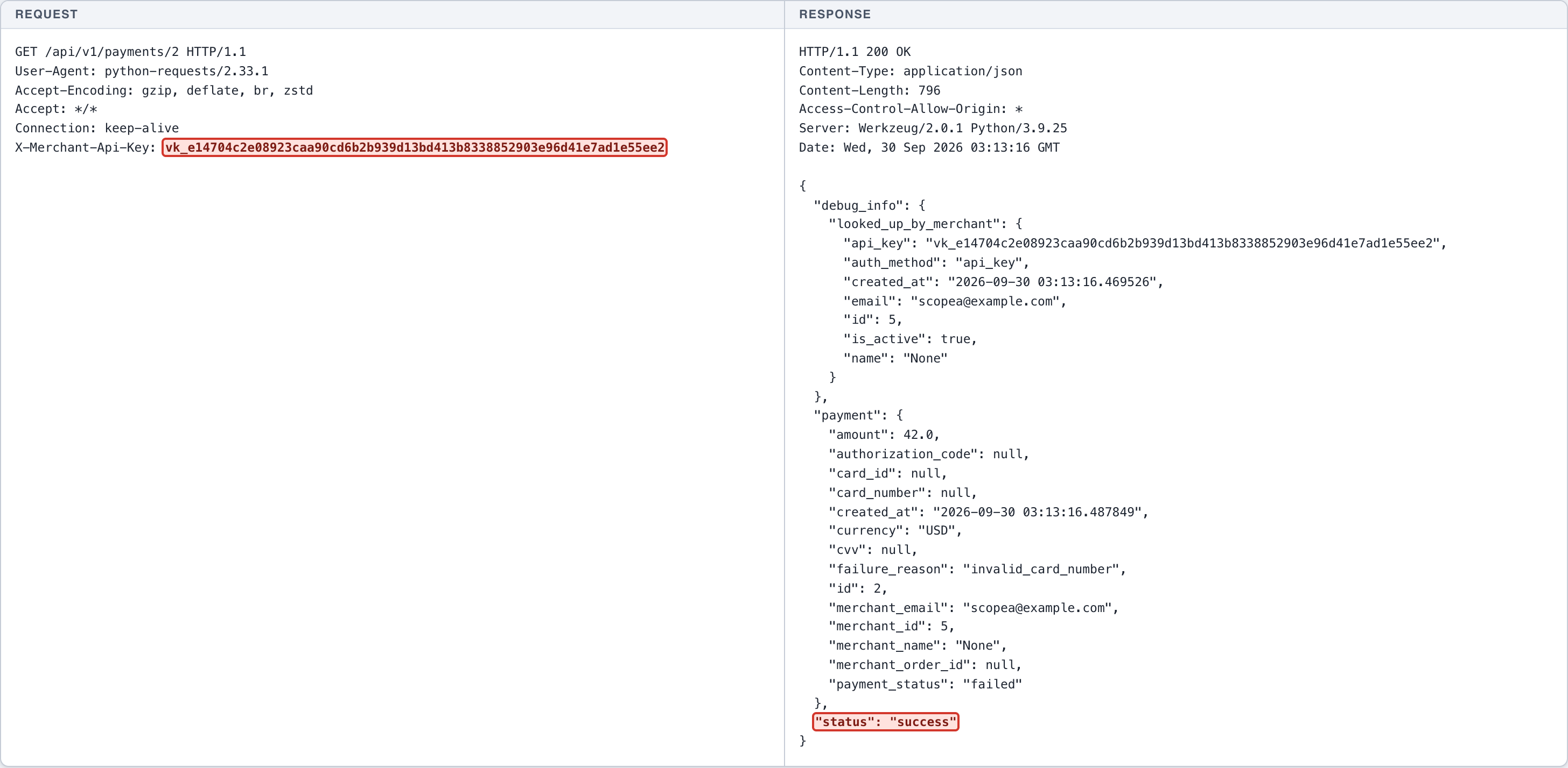 Broken Object Level Authorization - Merchant Payments - Payment By ID — 1