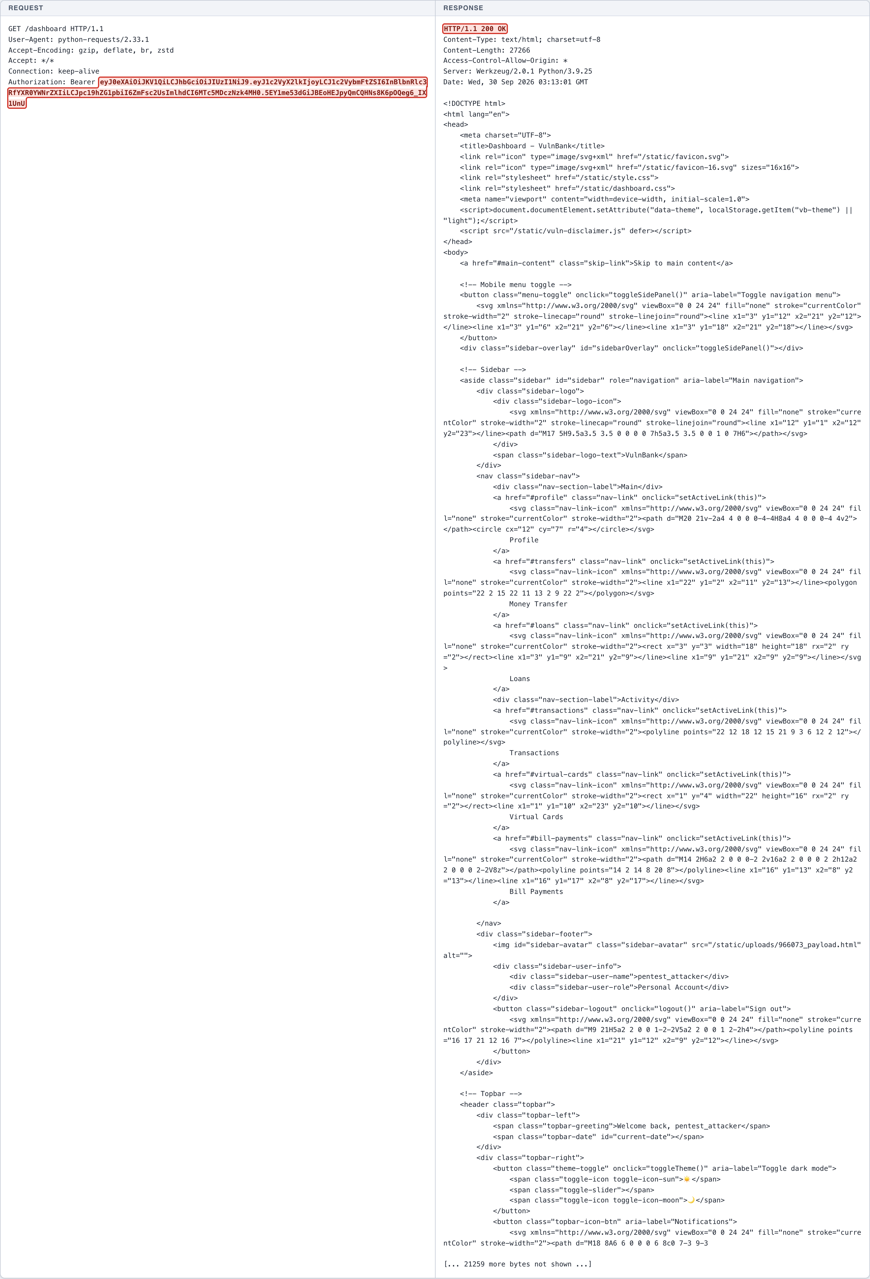 Insufficient Session Expiration - Authentication - JWT Lifetime — 2