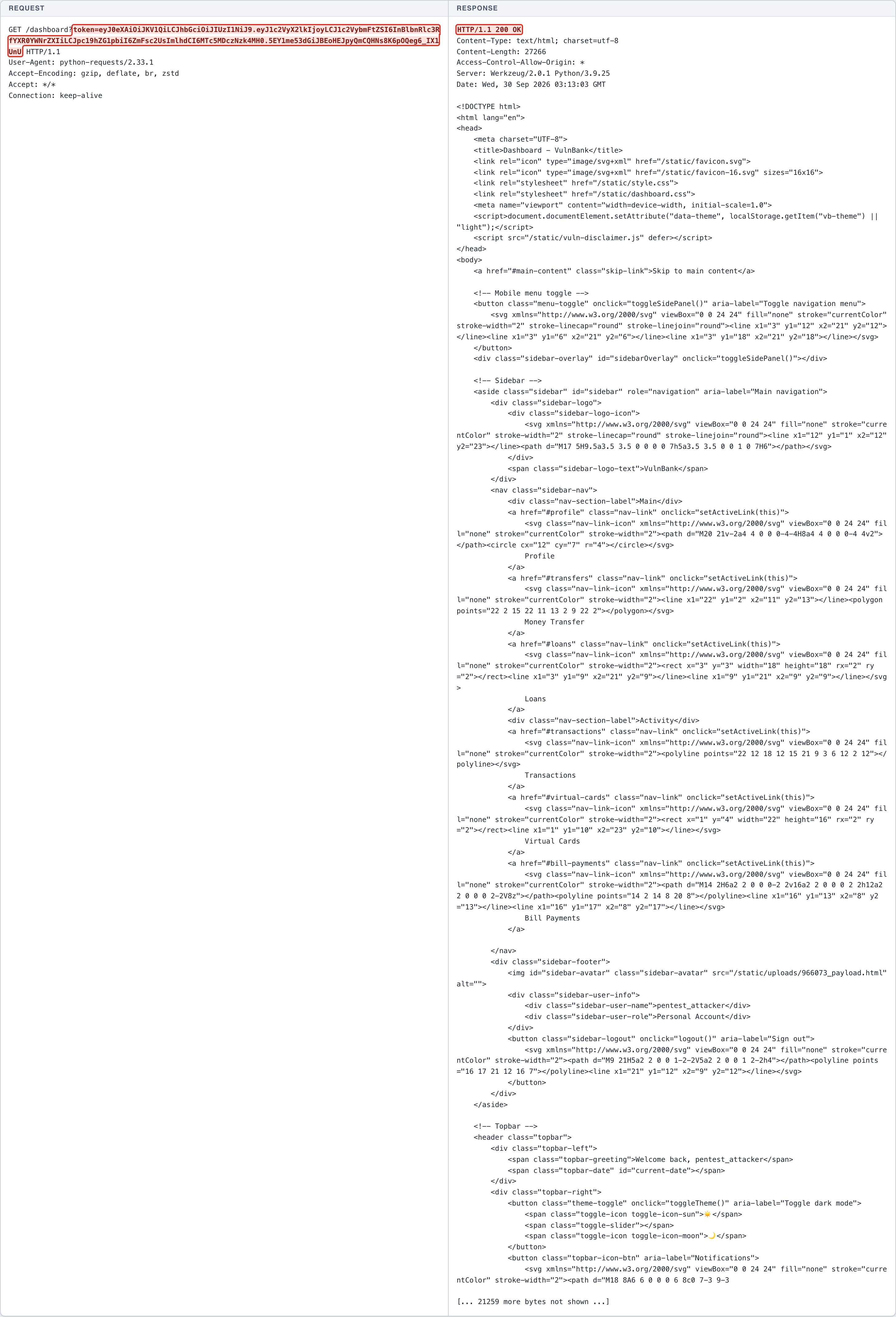 Insufficient Session Expiration - Authentication - JWT Lifetime — 3